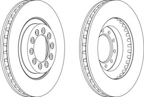FERODO DDF568 Brake Disc